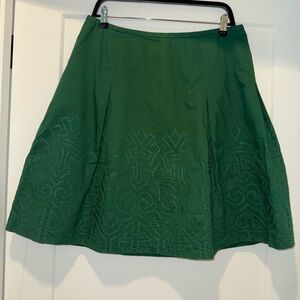 Talbots Vibrant Green Petites Skirt
